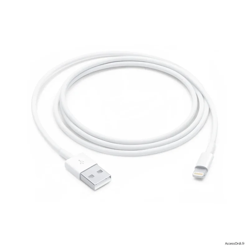 Câble APPLE USB-A vers Lightning - garanti