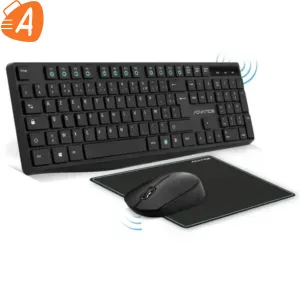 Pack 3 en 1 (Clavier/Souris/Tapis) sans fil Advance Elite Garanti