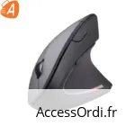 Souris sans fil ergonomique Trust Verto (Noir) (garanti)